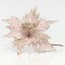 POINSETTIA, LIGHT PINK WITH GOLD DETAILS, 25cm 600-41172