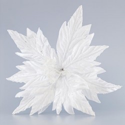 POINSETTIA, WHITE, 25cm 600-41205