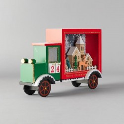 VAN WITH DESIGNS, LIGHTED, BATTERY OPERATED, 30,5*8,5*20cm, IP20 600-41650