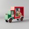 VAN WITH DESIGNS, LIGHTED, BATTERY OPERATED, 30,5*8,5*20cm, IP20 600-41650