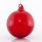 RED GLASS BALL, SET 4PCS, 8cm 600-42291