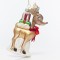 GLASS ORNAMENT, FAWN, 8x13x3,5cm 600-42486