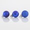 PLASTIC BLUE BALLS, SET 24 PCS, 3cm 600-42503