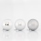 PLASTIC SILVER BALLS, SET 6 PCS, 10cm 600-42522