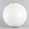 PLASTIC WHITE GLITTER BALLS, SET 2PCS, 20cm 600-42623