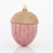 RED PLASTIC ACORNS, SET 3pcs, 8,4x6,4x18,9cm 600-42632