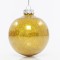 PLASTIC PET BALL, CHAMPAGNE SHINY WITH GLITTER, SET 4PCS, 10cm 600-42717