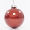 PLASTIC PET BALL, RED SHINY WITH GLITTER, SET 4PCS, 10cm 600-42727