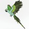 GREEN PARROT WITH SPANGLES, 40x22x16cm 600-43229