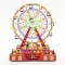 FERRIS WHEEL, WITH ADAPTOR, WITH MUSIC AND MOVEMENT, 68 LED, 38x50x17cm 600-43415