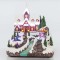 CHRISTMAS VILLAGE, WITH CAROUSSEL, MUSIC AND MOVEMENT, 33x38x44cm 600-43418