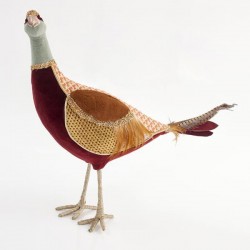 PHEASANT, ORANGE, 90x20x51cm 600-43477