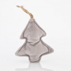 TREE,GREY VELVET 10x2,5x28cm 600-43783