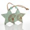 GREEN MINT STAR, 2pcs, 23x10x0,5cm 600-43838