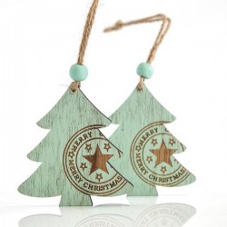 GREEN MINT TREE, 2pcs, 23x10x0,5cm 600-43839