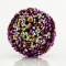 RED BALL WITH SPANGLES, 10cm 600-43949