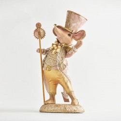 MR MOUSE WITH PINK CLOTHES, 26x21x56cm 600-44074