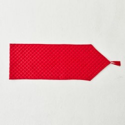 TABLE RUNNER, RED, VELVER, 180x32cm 600-44172