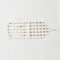 TABLE RUNNER, WHITE WITH GOLD TREES, VELVET, 180x32cm 600-44176