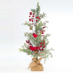 TREE WITH BERRY AND BIRDIES, 70cm 600-44296