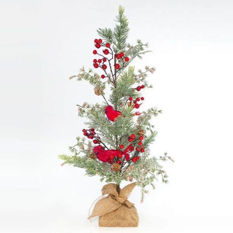 TREE WITH BERRY AND BIRDIES, 70cm 600-44296