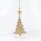 ACRYLIC TREE, WITH CHAMPAGNE GLITTER, 8,5x16cm 600-44615