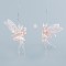 ACRYLIC FAIRY, 2 DESIGNS, WITH PINK GLITTER, 8,8x15,2cm 600-44622