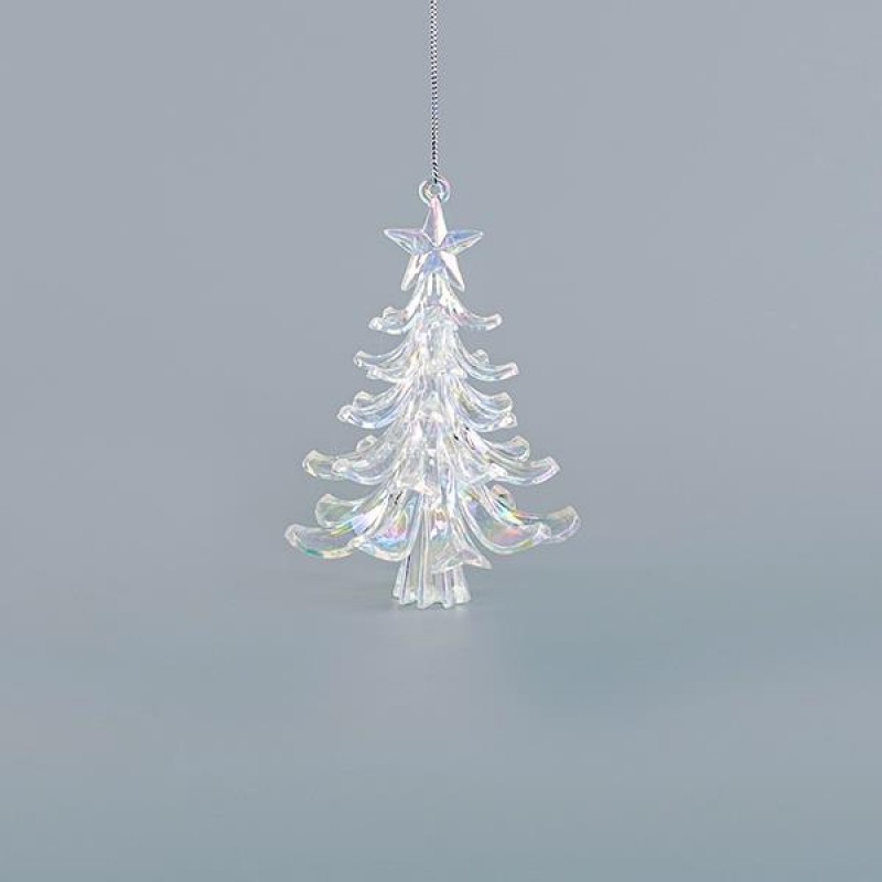 ACRYLIC TREE 3D, IRIDESCENT, 8,8x12,8cm 600-44629