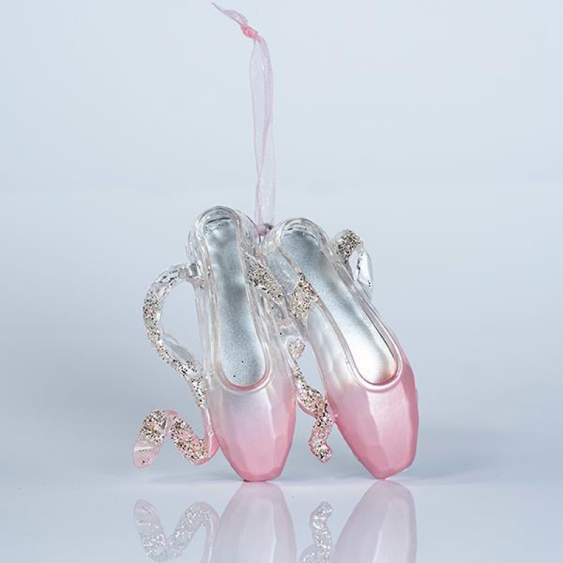 ACRYLIC POINTE SHOES, PINK, 9,1x8,9cm 600-44636