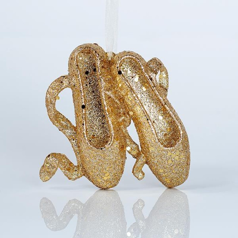 ACRYLIC POINTE SHOES, GOLD, 9,1x8,9cm 600-44637