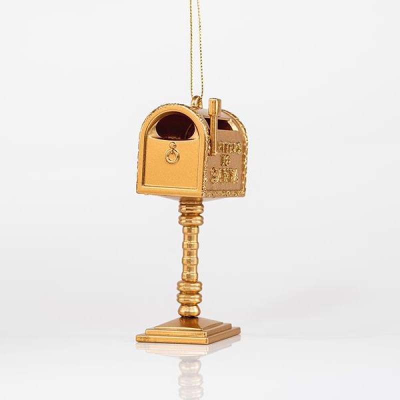 ACRYLIC MAILBOX, MATTE GOLD, 5,2x11,5cm 600-44654