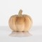 VELVET PUMPKIN, MOCHA, WITH GOLD GLITTER, 20x16cm 600-44703