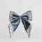 VELVET BOW, BLUE, 20x20cm 600-44749