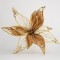 VELVET FLOWER, MOCHA AND TRANSPARENT, 40cm 600-44751