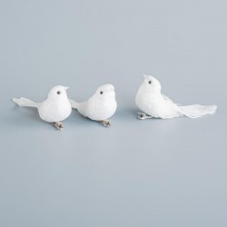 BIRDIE WHITE, 12x5cm 600-44759