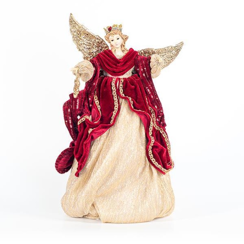 FAIRY TOP TREE, RED-GOLD, 40cm 600-44797