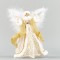 FAIRY TOP TREE, WHITE WITH GOLD, 28cm 600-44799