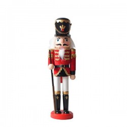 NUTCRACKER, RED-WHITE-BLACK, 30cm 600-44819