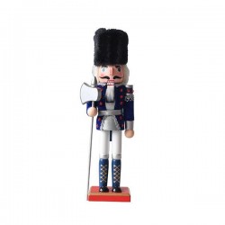 NUTCRACKER, BLUE-WHITE, 30cm 600-44822