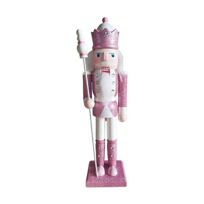 NUTCRACKER, PINK-WHITE, 30cm 600-44824