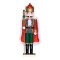 NUTCRACKER, RED-GREEN, WITH CAPE, WITH SCEPTER, 38cm 600-44833