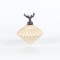 RAISED PORCELAIN ORNAMENT, ONION, WITH REINDEER, VINTAGE WHITE, 8cm, PCS 1 600-44852