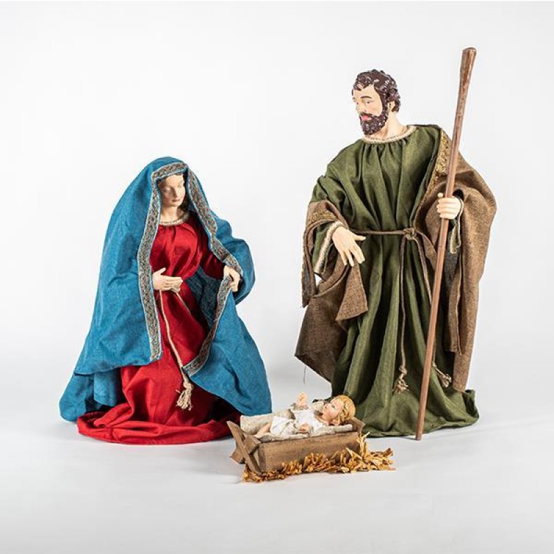 MANGER FIGURES, SET 3 PCS, 56x30x94cm 600-44878