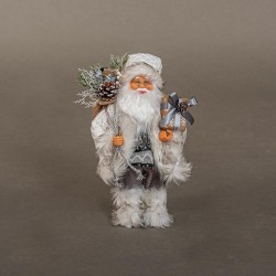 GREY SANTA, 30cm 600-44894