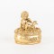 JEWEL BOX WITH ANGEL, GOLD, 11,3x12,5cm 600-44951