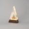 PLASTIC CONE, ADAPTOR OR BATTERY OPERATED, WITH TREE AND BEAR INSIDE, 15x7x25,3cm 600-44955