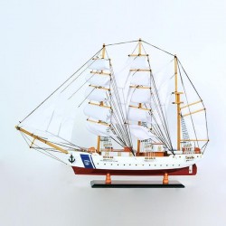 SAILBOAT, WHITE, 80x16x64cm 600-44985