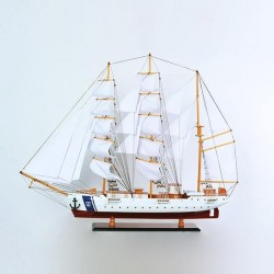 SAILBOAT, WHITE, 120x22x95cm 600-44987