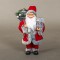 RED SANTA, WITH GREY FUR, 50cm 600-45025