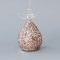 GLASS ORNAMENT, ANGEL, TRANSPARENT-BRONZE, SET 2PCS, 13cm 600-45131